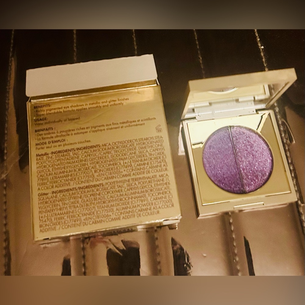 STILA Vivid & Vibrant Eyeshadow Duo Compact in Shimmering Amethyst, BNIB - Picture 3 of 6